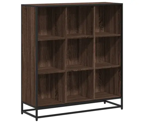 Grāmatplaukts, Ozola, 97,5X33X107,5Cm, Inženierijas Koks&Metāls Vidaxl