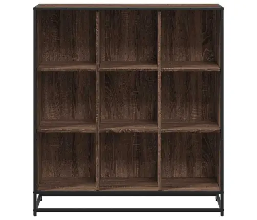 Grāmatplaukts, Ozola, 97,5X33X107,5Cm, Inženierijas Koks&Metāls Vidaxl