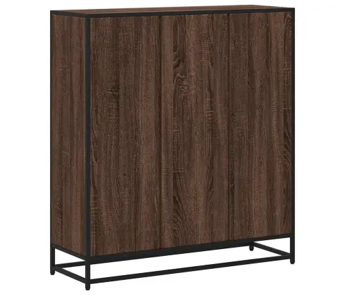 Grāmatplaukts, Ozola, 97,5X33X107,5Cm, Inženierijas Koks&Metāls Vidaxl