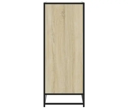 Apavu Skapītis, Ozolkoka, 75X38X97,5Cm Inženierijas Koks&Metāls Vidaxl