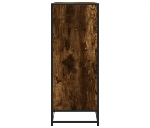 Apavu Skapītis, Ozolkoka, 75X38X97,5Cm Inženierijas Koks&Metāls Vidaxl