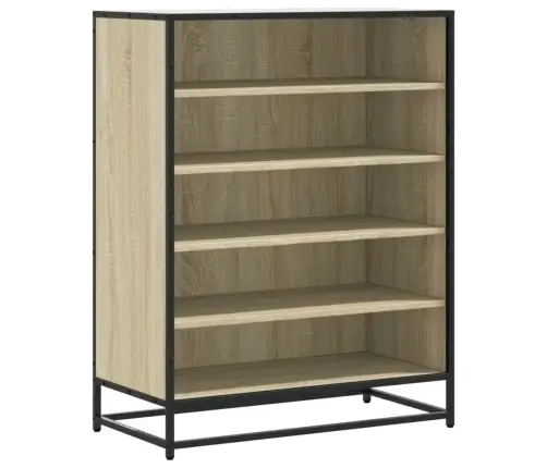 Apavu Skapītis, Ozolkoka, 75X38X97,5Cm Inženierijas Koks&Metāls Vidaxl