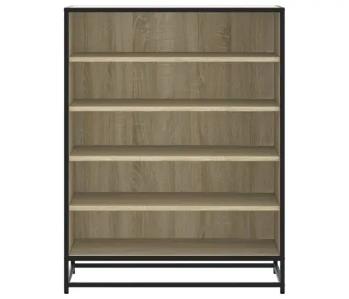 Apavu Skapītis, Ozolkoka, 75X38X97,5Cm Inženierijas Koks&Metāls Vidaxl