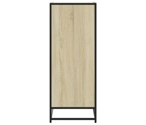 Apavu Skapītis, Ozolkoka, 75X38X97,5Cm Inženierijas Koks&Metāls Vidaxl