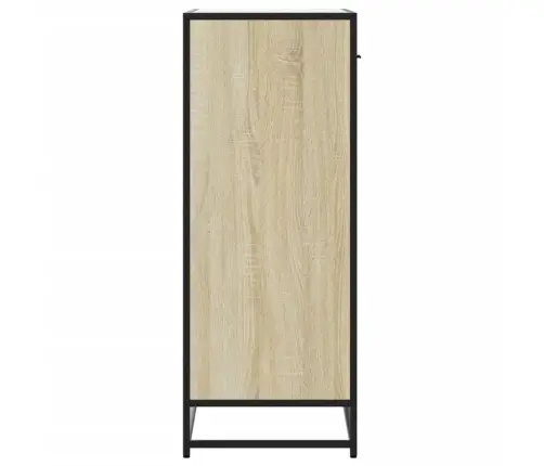 Apavu Skapītis, Ozolkoka, 75X38X97,5Cm Inženierijas Koks&Metāls Vidaxl