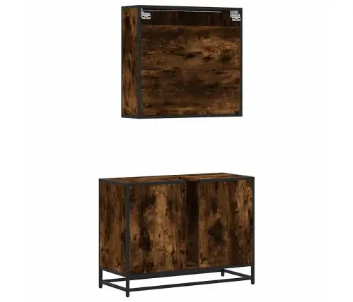 2-Daļīgs Vannasistabas Mēbeļu Komplekts, Inženierijas Koks Vidaxl