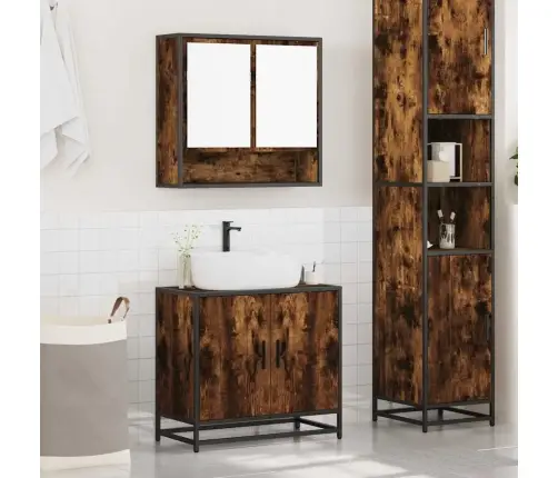 2-Daļīgs Vannasistabas Mēbeļu Komplekts, Inženierijas Koks Vidaxl