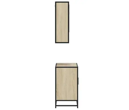 2-Daļīgs Vannasistabas Mēbeļu Komplekts, Inženierijas Koks Vidaxl