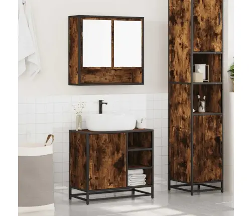 2-Daļīgs Vannasistabas Mēbeļu Komplekts, Inženierijas Koks Vidaxl