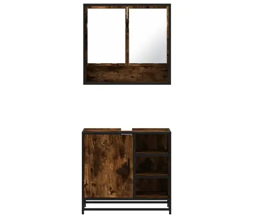 2-Daļīgs Vannasistabas Mēbeļu Komplekts, Inženierijas Koks Vidaxl