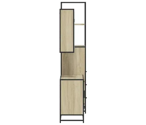 3-Daļīgs Vannasistabas Mēbeļu Komplekts, Sonomas Ozolkoka Vidaxl 3-Daļīgs Vannasistabas Mēbeļu Komplekts, Sonomas Ozolkoka Vidaxl