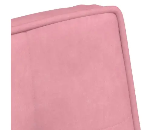 Relaksējošais Krēsls Rozā 64X74X84 Cm Samts Vidaxl