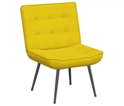 Lõõgastav Tool Kollane 64X74X84 Cm Velvet