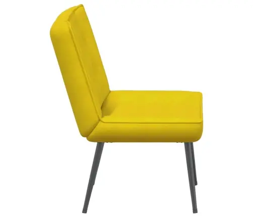 Lõõgastav Tool Kollane 64X74X84 Cm Velvet