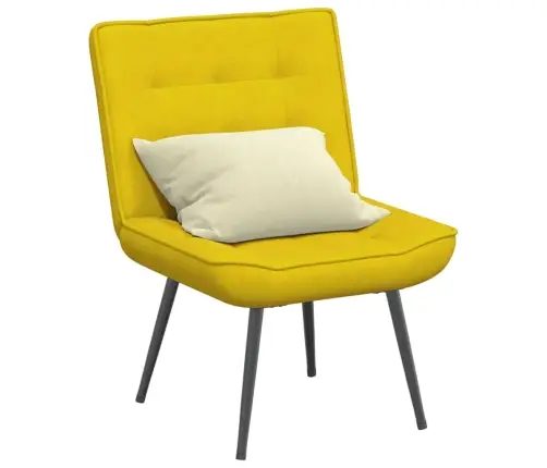 Lõõgastav Tool Kollane 64X74X84 Cm Velvet