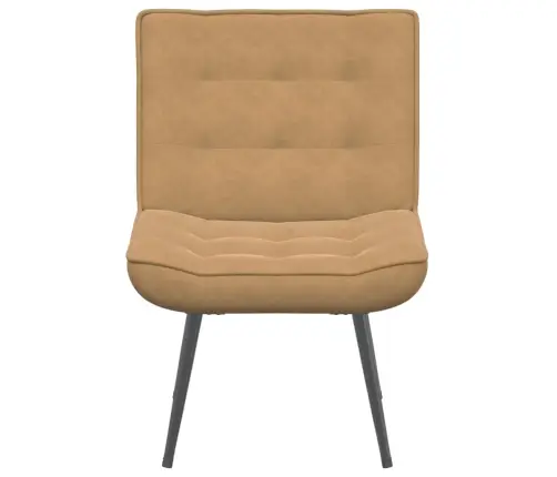 Poilsio Kėdė, Rudos Spalvos, 64X74X84cm Aksomas