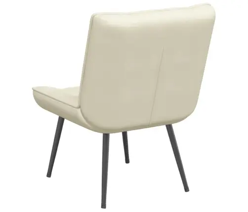 Poilsio Kėdė, Kreminės Spalvos, 64X74X84cm Aksomas