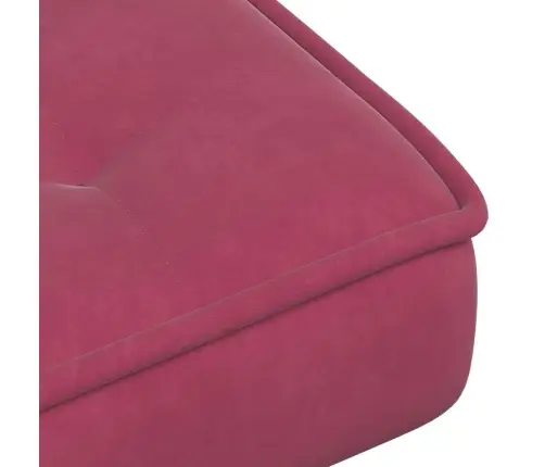 Atpūtas Krēsls Ar Kāju Balstu, Vīnsarkans Samts Vidaxl