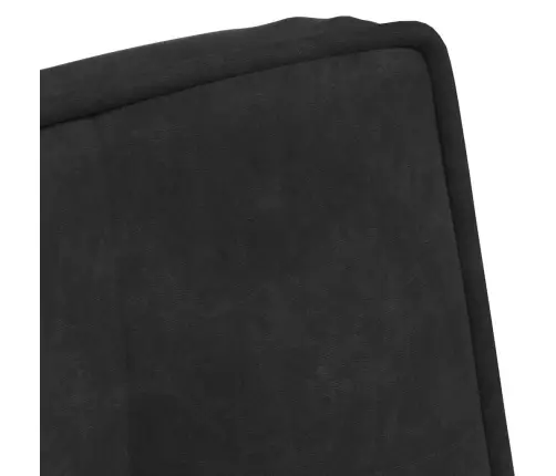 Atpūtas Krēsls Ar Kājsoliņu, Melns Samts Vidaxl
