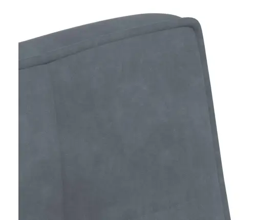 Sols, 110X74X84 Cm, Tumši Pelēks Samts Vidaxl