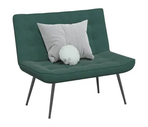 Sols Tumši Zaļš 110X74X84 Cm Samts Vidaxl