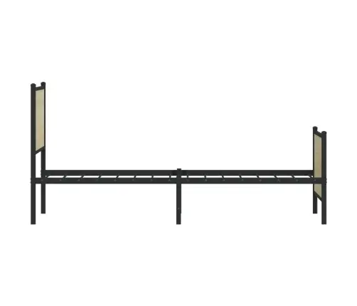 Metallist Voodiraam Ilma Madratsita Sonoma Tamm 140X190 Cm