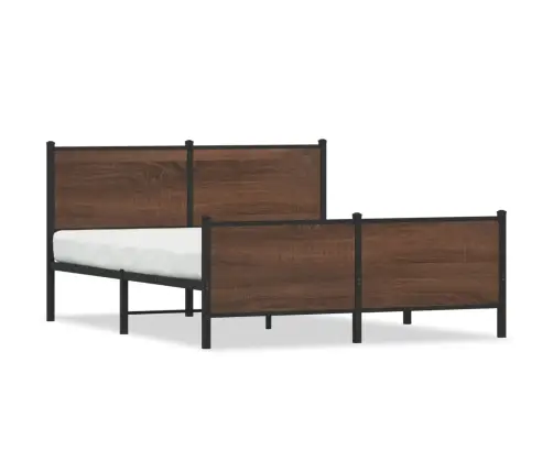 Lovos Rėmas Be Čiužinio, Rudas Ąžuolo, 140X190cm Metalas