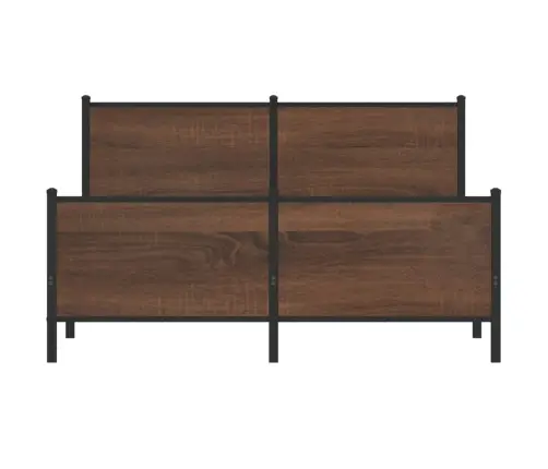 Lovos Rėmas Be Čiužinio, Rudas Ąžuolo, 140X190cm Metalas