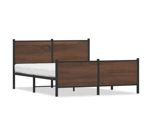 Lovos Rėmas Be Čiužinio, Rudas Ąžuolo, 160X200cm Metalas