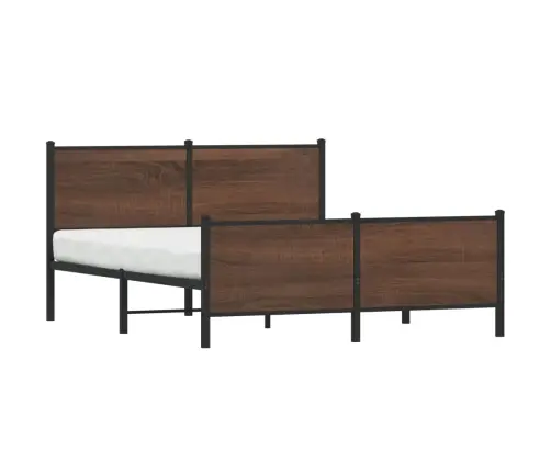 Lovos Rėmas Be Čiužinio, Rudas Ąžuolo, 160X200cm Metalas