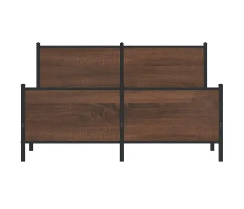 Lovos Rėmas Be Čiužinio, Rudas Ąžuolo, 160X200cm Metalas