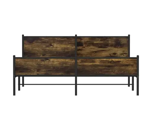 Lovos Rėmas Be Čiužinio, Dūminio Ąžuolo, 183X213cm Metalas