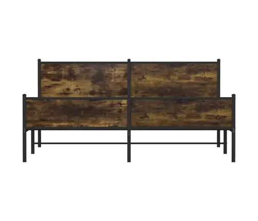 Lovos Rėmas Be Čiužinio, Dūminio Ąžuolo, 193X203cm Metalas