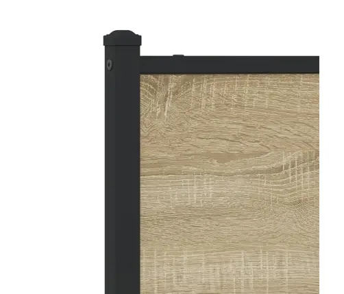 Metallist Voodiraam Ilma Madratsita Sonoma Tamm 193X203 Cm