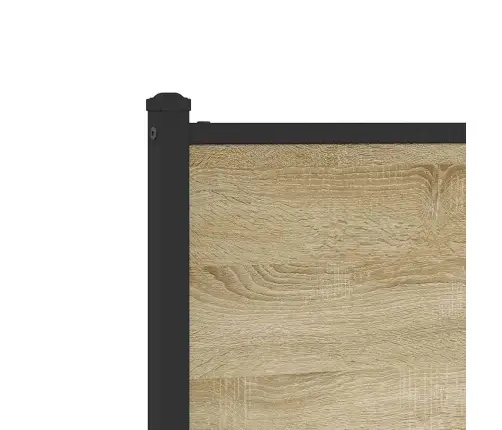 Gultas Rāmis Bez Matrača, Metāls, 183X213Cm, Ozolkoka Imitācija Vidaxl