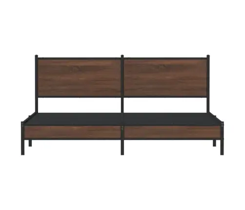 Lovos Rėmas Be Čiužinio, Rudas Ąžuolo, 180X200cm Metalas