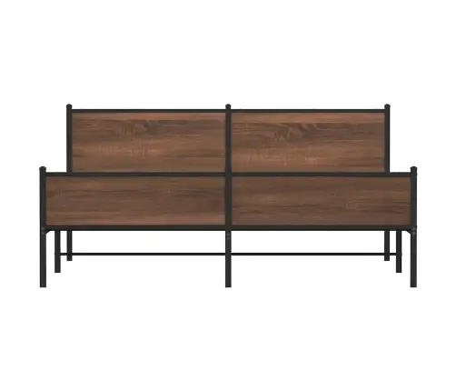 Lovos Rėmas Be Čiužinio, Rudas Ąžuolo, 160X200cm Metalas