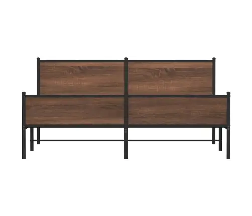 Lovos Rėmas Be Čiužinio, Rudas Ąžuolo, 180X200cm Metalas