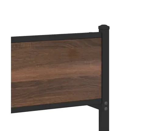 Gultas Rāmis Bez Matrača, Metāls, 183X213 Cm, Ozolkoka Krāsa Vidaxl