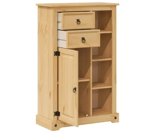 Vonios Spintelė Corona, 70X33X110cm Pušies Medienos Masyvas