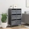 Augstais Skapītis Pelēks 68X39X101,5 Cm Tērauds Vidaxl