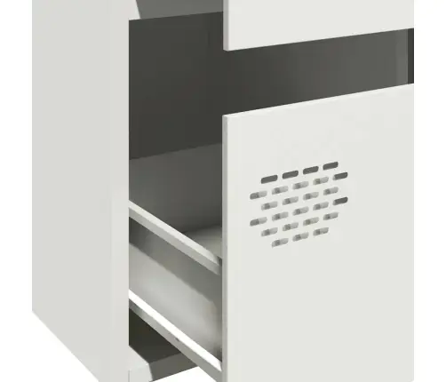 Komoda, Baltos Spalvos, 68X39X101,5cm Plienas