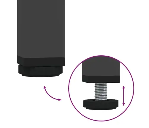 Telerikapp, Must, 101,5X39X43,5 cm Külmvaltsitud Teras