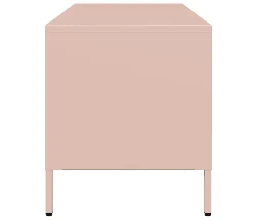 Televizoriaus Spintelė, Rožinė, 101,5X39X43,5cm Plienas