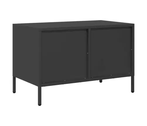 Tv Skapītis, Melns, 68X39X43,5 Cm, Auksti Velmēts Tērauds Vidaxl