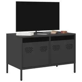 Tv Skapītis, Melns, 68X39X43,5 Cm, Auksti Velmēts Tērauds Vidaxl