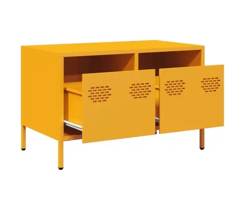 Telerikapp, Sinepikollane, 68X39X43,5 cm Külmvaltsitud Teras