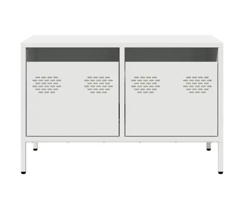 Tv Skapītis, Balts, 68X39X43,5 Cm, Auksti Velmēts Tērauds Vidaxl