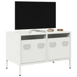 Tv Skapītis, Balts, 68X39X43,5 Cm, Auksti Velmēts Tērauds Vidaxl