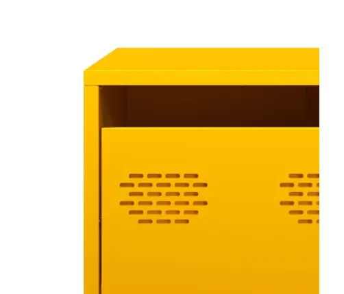 Tv Skapītis, Dzeltens, 68X50X43,5 Cm, Auksti Velmēts Tērauds Vidaxl Tv Skapītis, Dzeltens, 68X50X43,5 Cm, Auksti Velmēts Tērauds Vidaxl